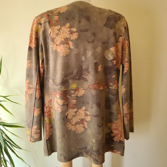 Amanda Green Floral Blazer/Jacket S - Picture 3 of 10